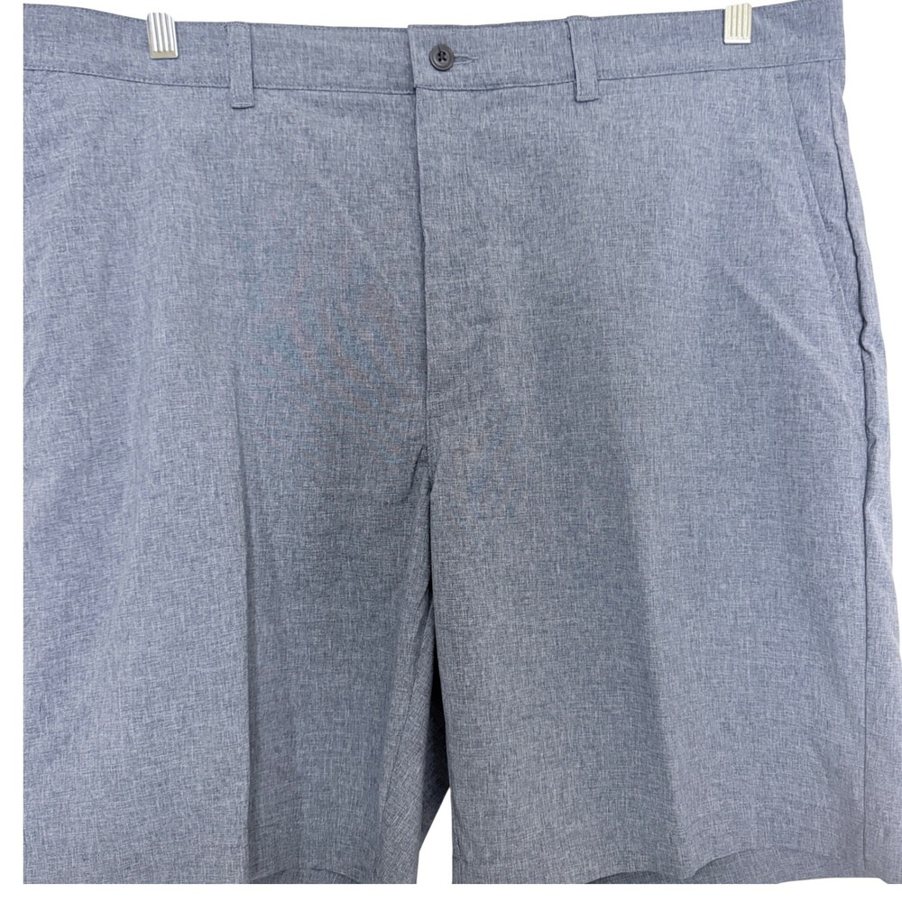 Ben Hogan Golf Shorts Polyester Blend Mens 38 Blue Heathered Stretch Performance